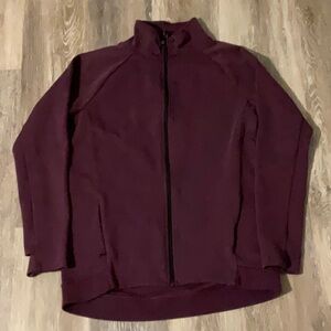 Kirkland signature full zip sweatshirt, raspberry, size Large